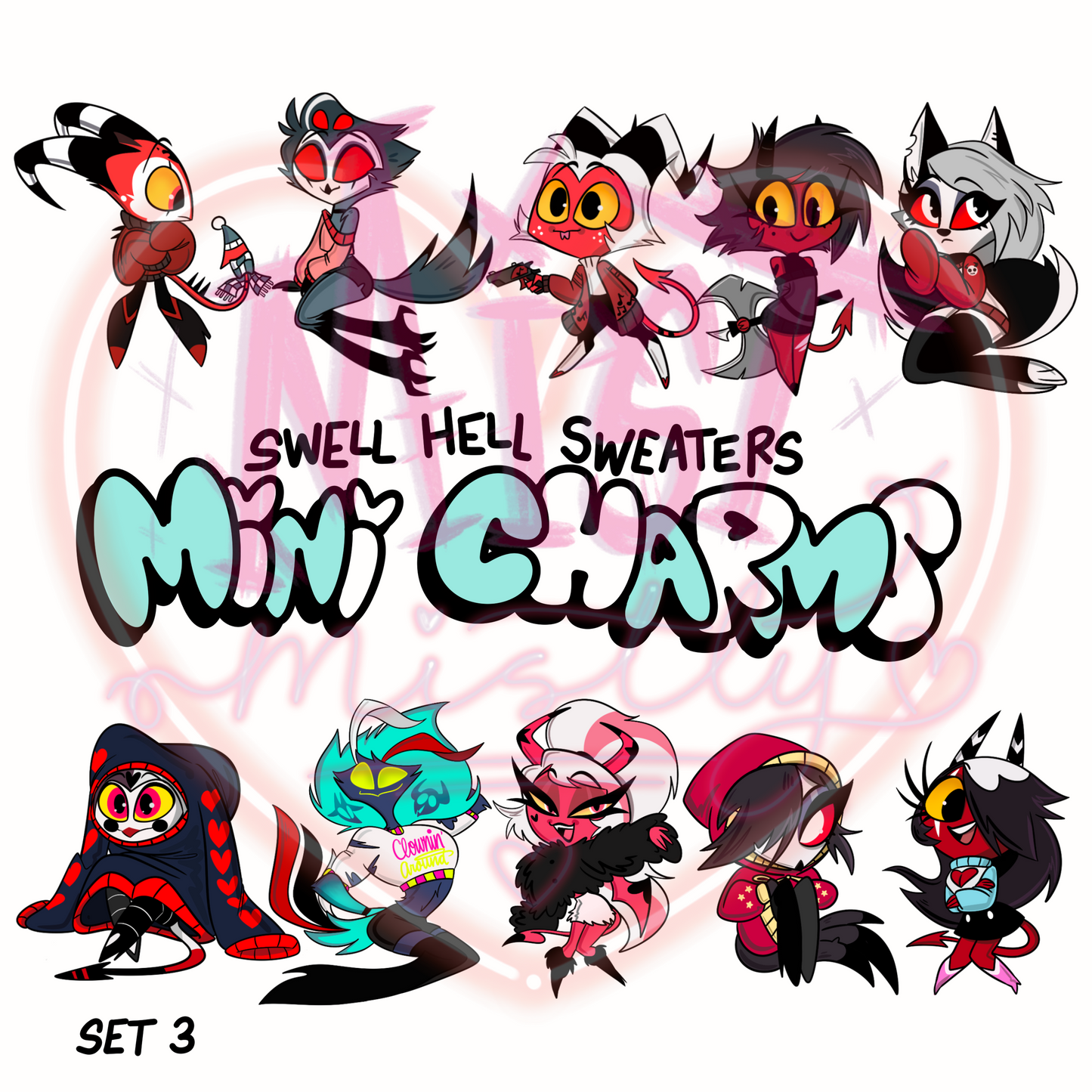 Swell Hell Sweaters Mini Charms